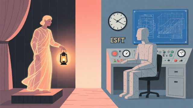 ENFJ × ESTJ：你的情緒海浪撞上他的水泥牆，怎麼不沉船？
