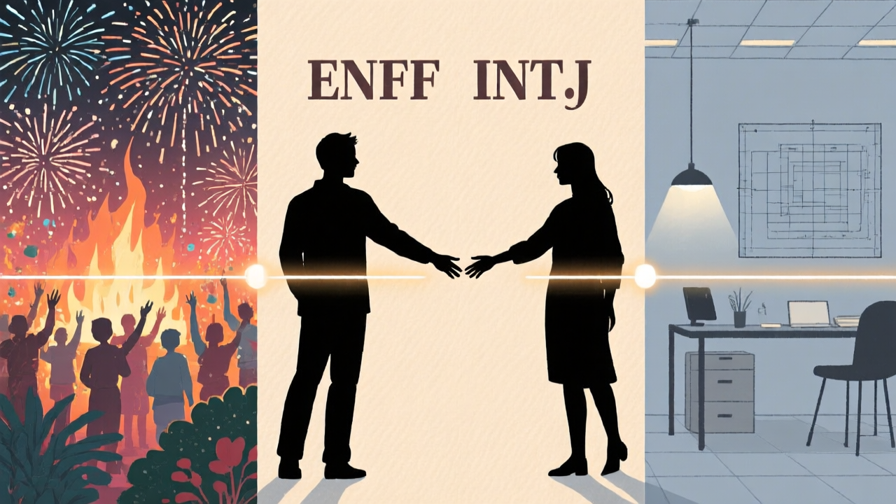 ENFP × INTJ：你覺得他冷漠，他只是把你的熱情存成了定存
