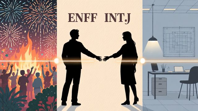ENFP × INTJ：你覺得他冷漠，他只是把你的熱情存成了定存