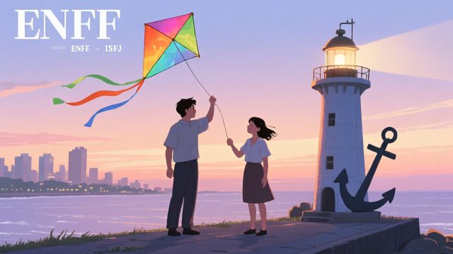 ENFP × ISFJ：那些已讀三小時後，你才懂的事