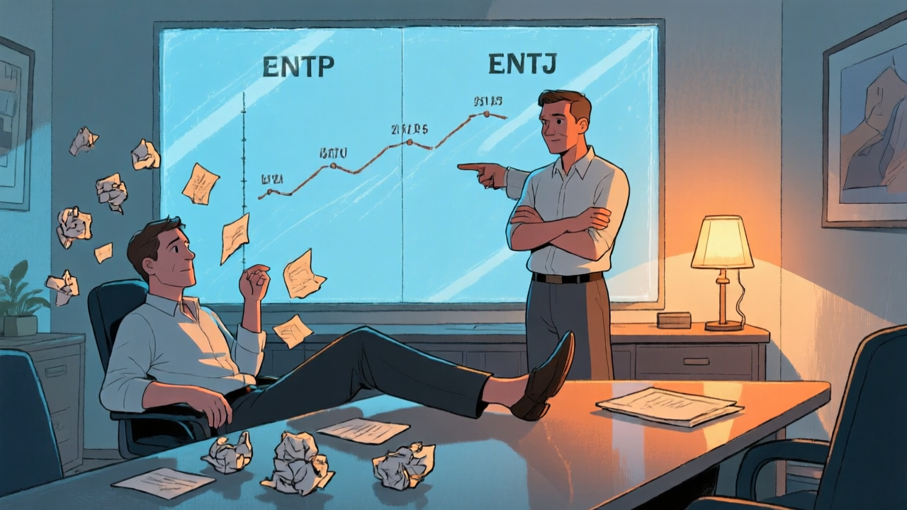 ENTP 與 ENTJ 的相處場景