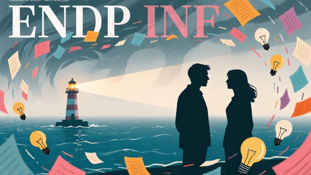 ENTP × INFJ：你丟出一百個點子，他卻讀懂了你沒說的話