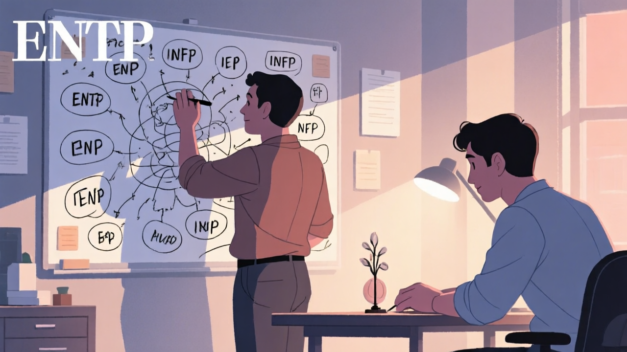 ENTP 與 INFP 的相處場景