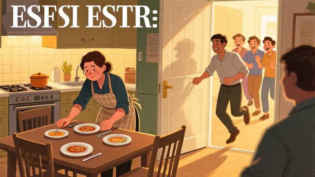 ESFJ × ESTP：你準備好晚餐，他帶回一群朋友