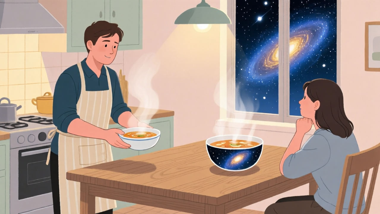 ESFJ × INFP：你端出熱湯，他卻在碗裡看見整個宇宙