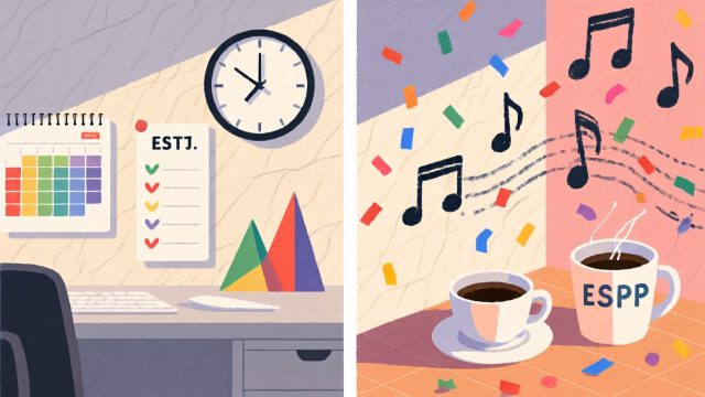 ESTJ × ESFP：當你的行事曆撞上他的即興人生
