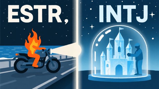 ESTP × INTJ：你把未來寫成Excel，我卻活在今晚