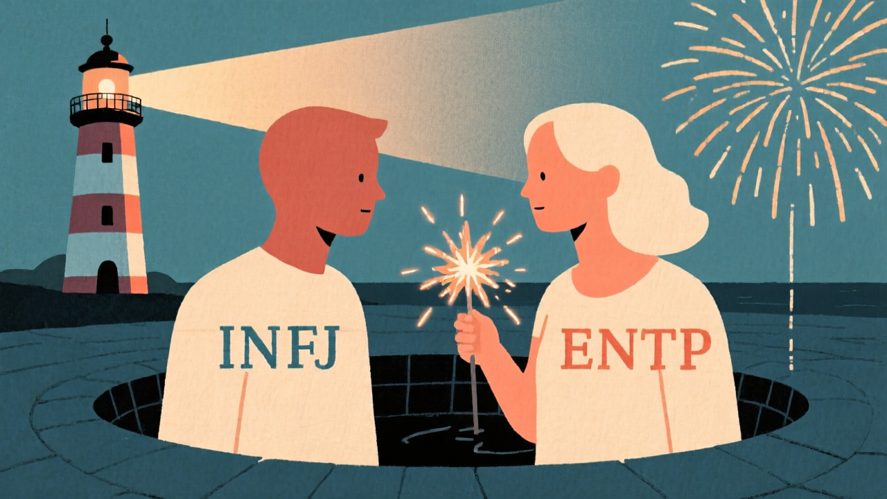 你已讀三小時，他還在辯論：INFJ × ENTP 的靠近與耗竭