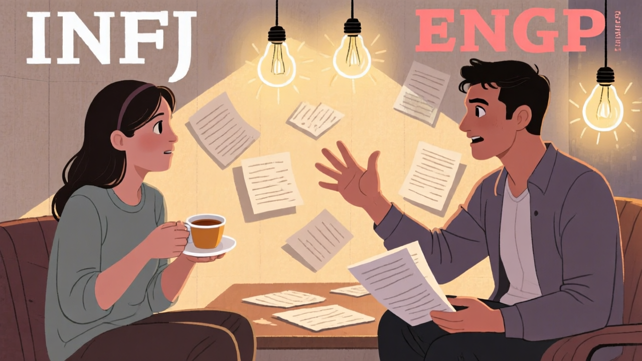 INFJ 與 ENTP 的相處場景