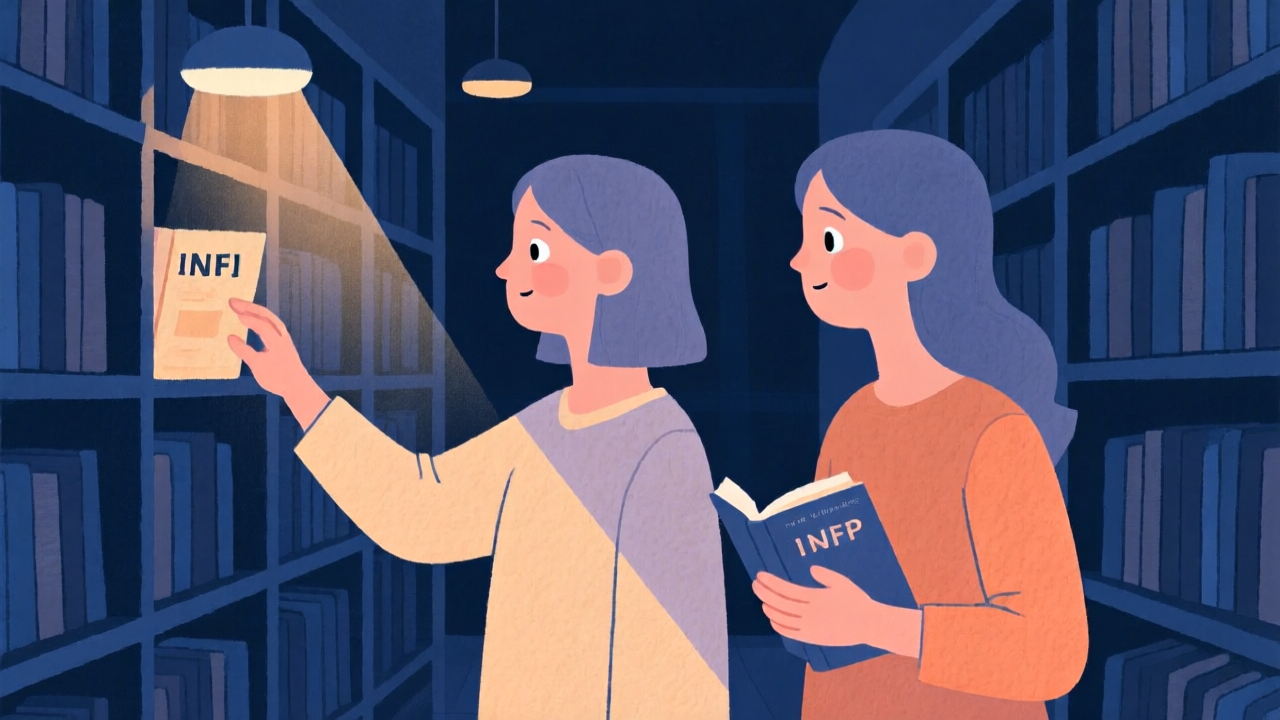 INFJ × INFP：我們都敏感，卻在不同的頻率裡互相試探