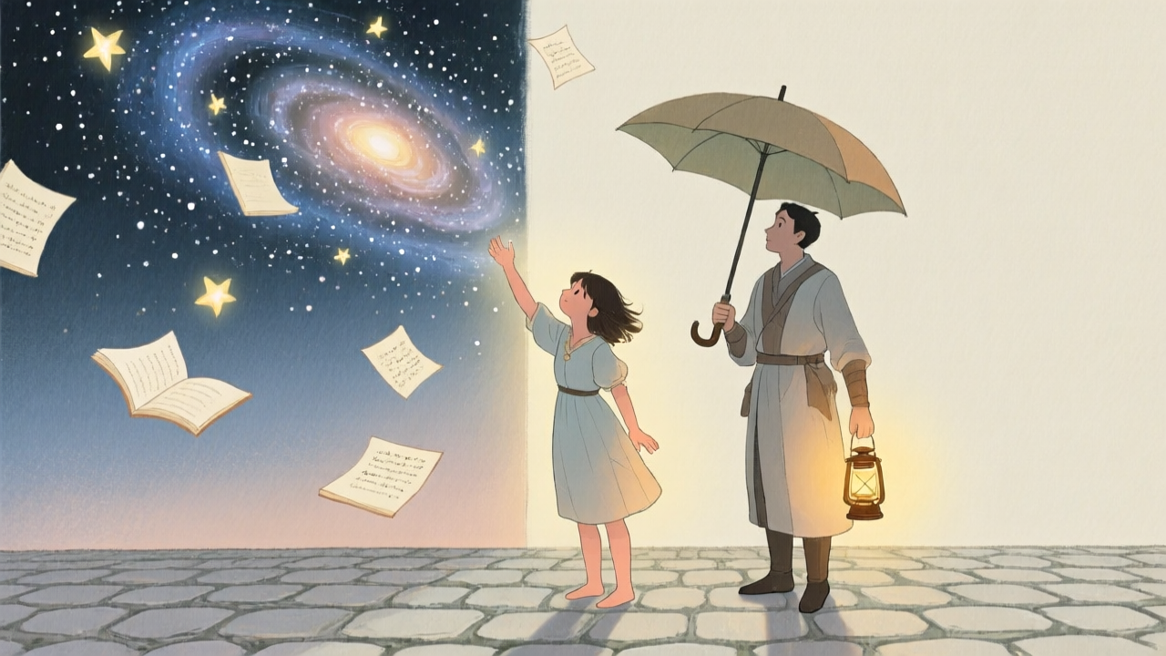 INFP×ISTJ：你把星空指給他看，他遞來一把傘