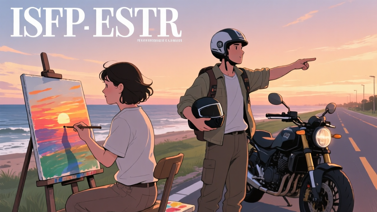 ISFP × ESTP：你說再想想，他說車已經到了