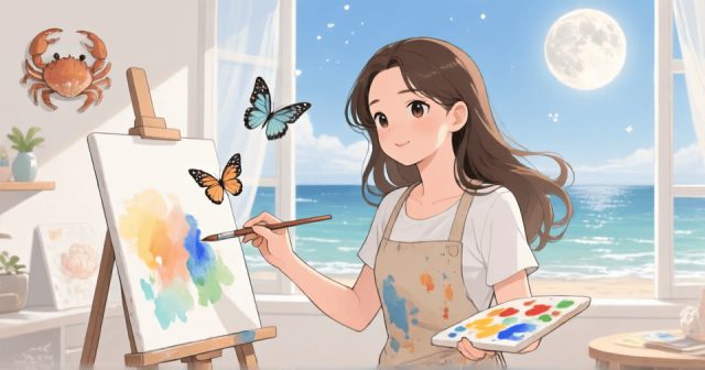 ISFP 與 巨蟹座 的人格組合插圖