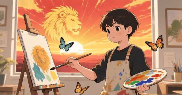 ISFP 與 獅子座 的人格組合插圖
