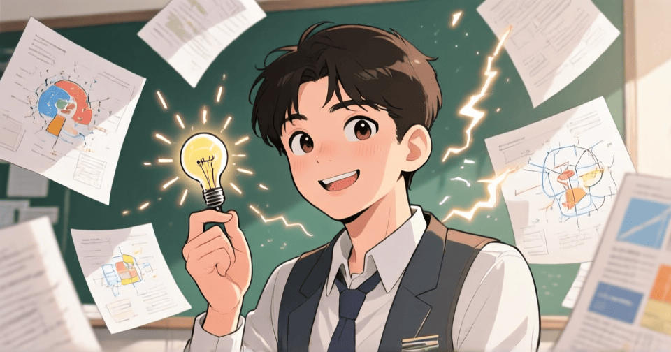 ENTP 創新者—Webtoon 風格人格代表插圖