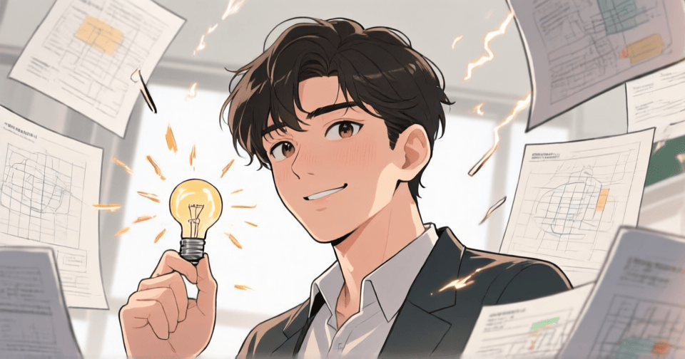 ENTP 創新者—Webtoon 風格人格代表插圖