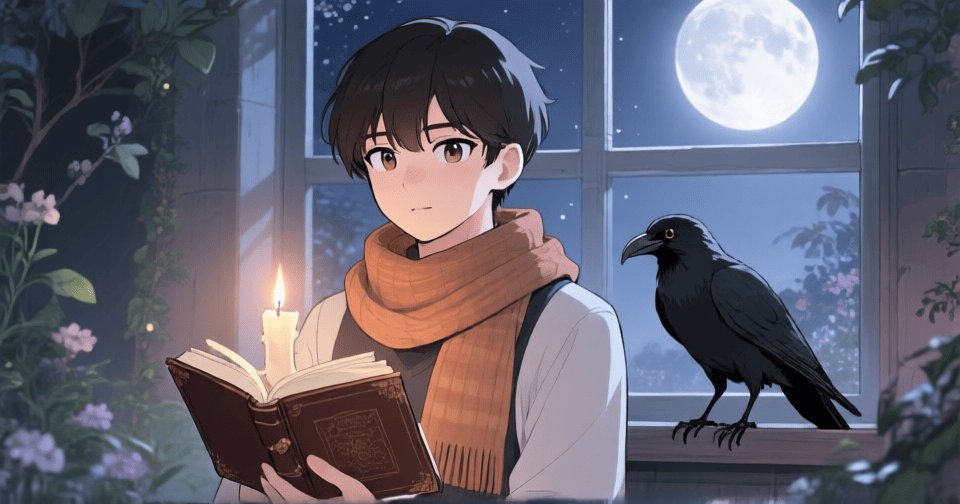 INFJ 心靈導師—Webtoon 風格人格代表插圖