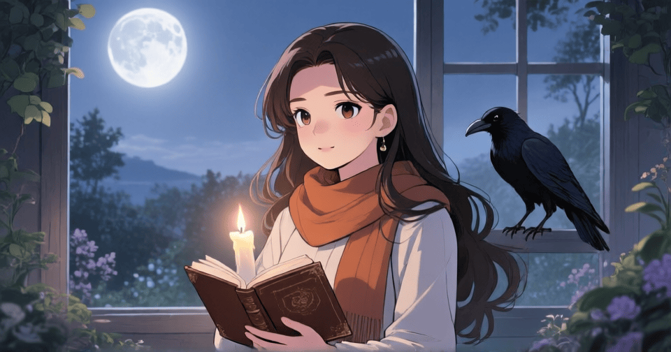 INFJ 心靈導師—Webtoon 風格人格代表插圖