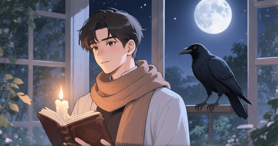 INFJ 心靈導師—Webtoon 風格人格代表插圖