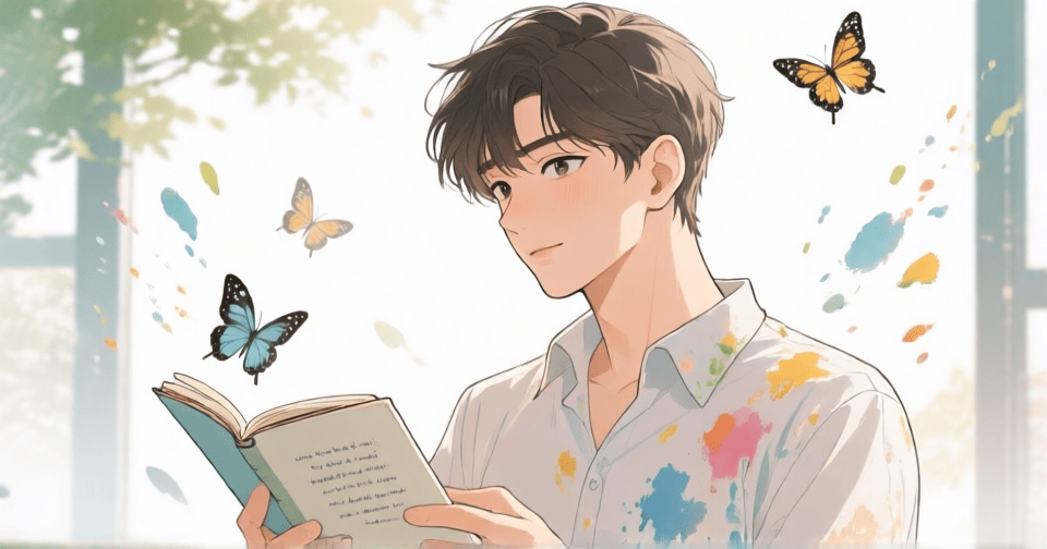INFP 夢想家—Webtoon 風格人格代表插圖