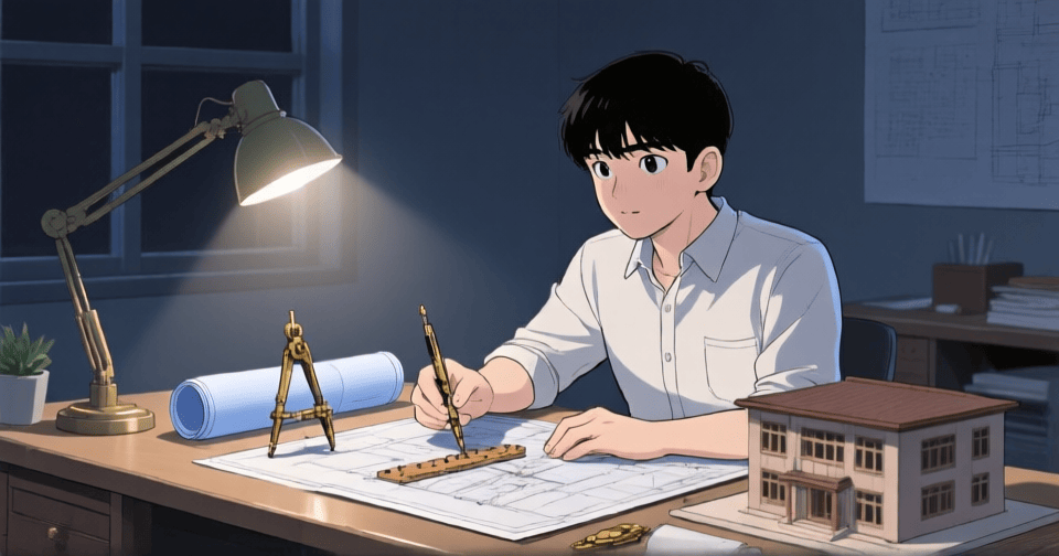 INTJ 策略家—Webtoon 風格人格代表插圖