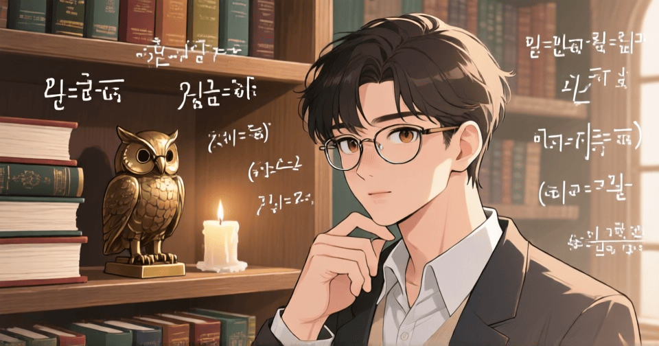INTP 思想家—Webtoon 風格人格代表插圖