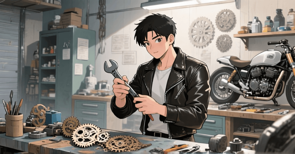 ISTP 巧匠—Webtoon 風格人格代表插圖